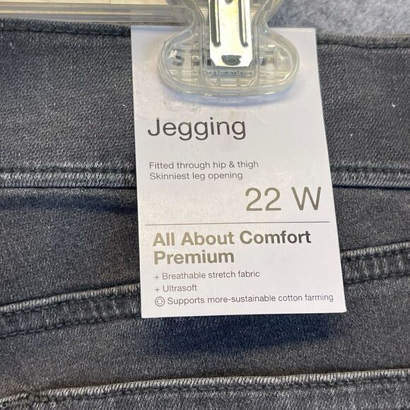 SONOMA Jeans Women’s 22W Comfortable Mid-Rise Jeggings Stretch Skylane Black NWT - Picture 13 of 16